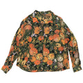 Vintage Womens Shirt UK 16 Large Orange Floral