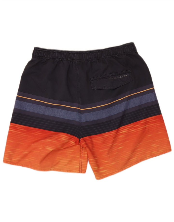 Quiksilver Mens Graphic Swimming Shorts Medium Multicoloured Striped