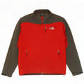 The North Face Mens Windbreaker Jacket UK 40 Large Red Colourblock