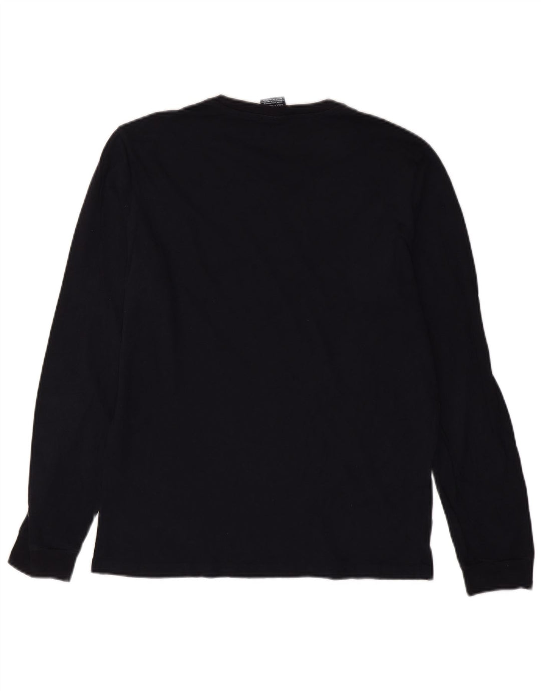 Champion Mens Top Long Sleeve Large Navy Blue