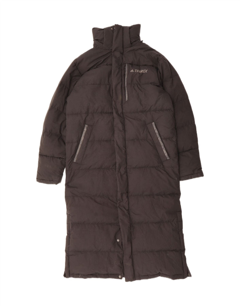 ADIDAS Womens Terrex Padded Coat UK 14 Medium Black Polyester Vintage Adidas and Second-Hand Adidas from Messina Hembry 