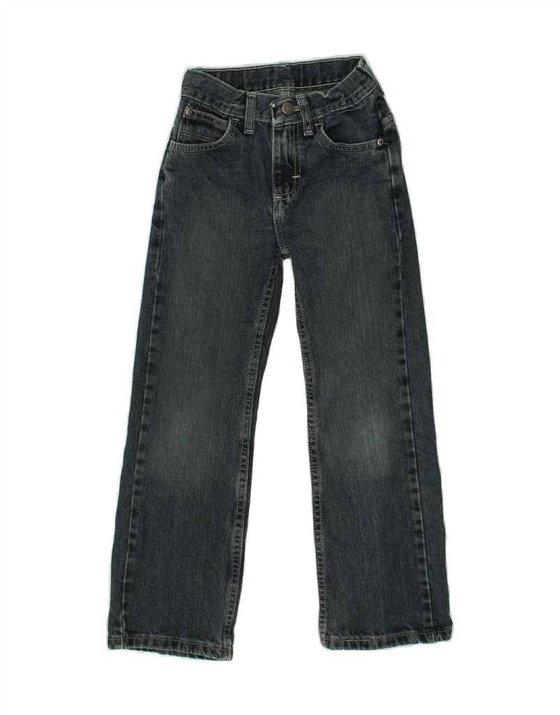 WRANGLER Boys Straight Jeans 7-8 Years W22 L22  Blue Cotton | Vintage Wrangler | Thrift | Second-Hand Wrangler | Used Clothing | Messina Hembry 
