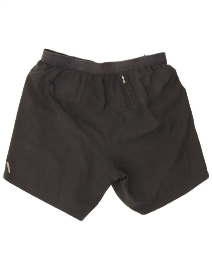 Nike Womens Dri Fit Sport Shorts UK 12 Medium Black Polyester