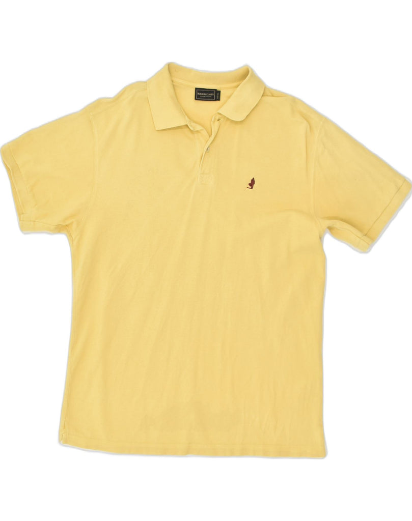 MARLBORO CLASSICS Mens Slim Polo Shirt XL Yellow Cotton | Vintage Marlboro Classics | Thrift | Second-Hand Marlboro Classics | Used Clothing | Messina Hembry 