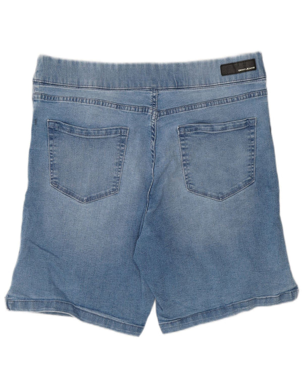 DKNY Womens Denim Shorts Large W34  Blue Cotton