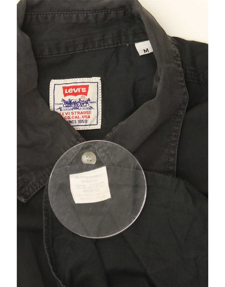 Levi's Mens Shirt Medium Black Cotton