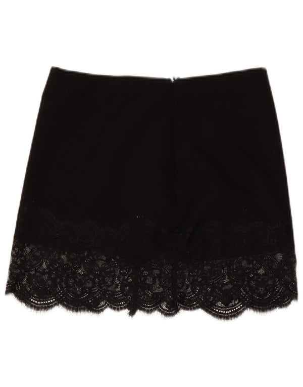 ZARA Womens Mini Skirt Small W26 Black