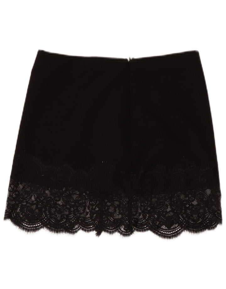 ZARA Womens Mini Skirt Small W26 Black