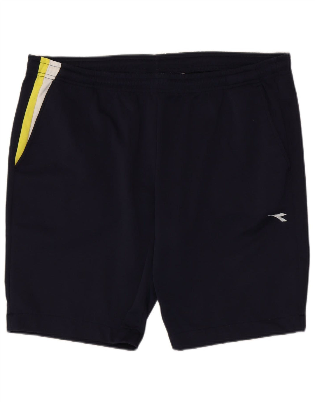 Diadora Mens Sport Shorts XL  Navy Blue Colourblock Polyester