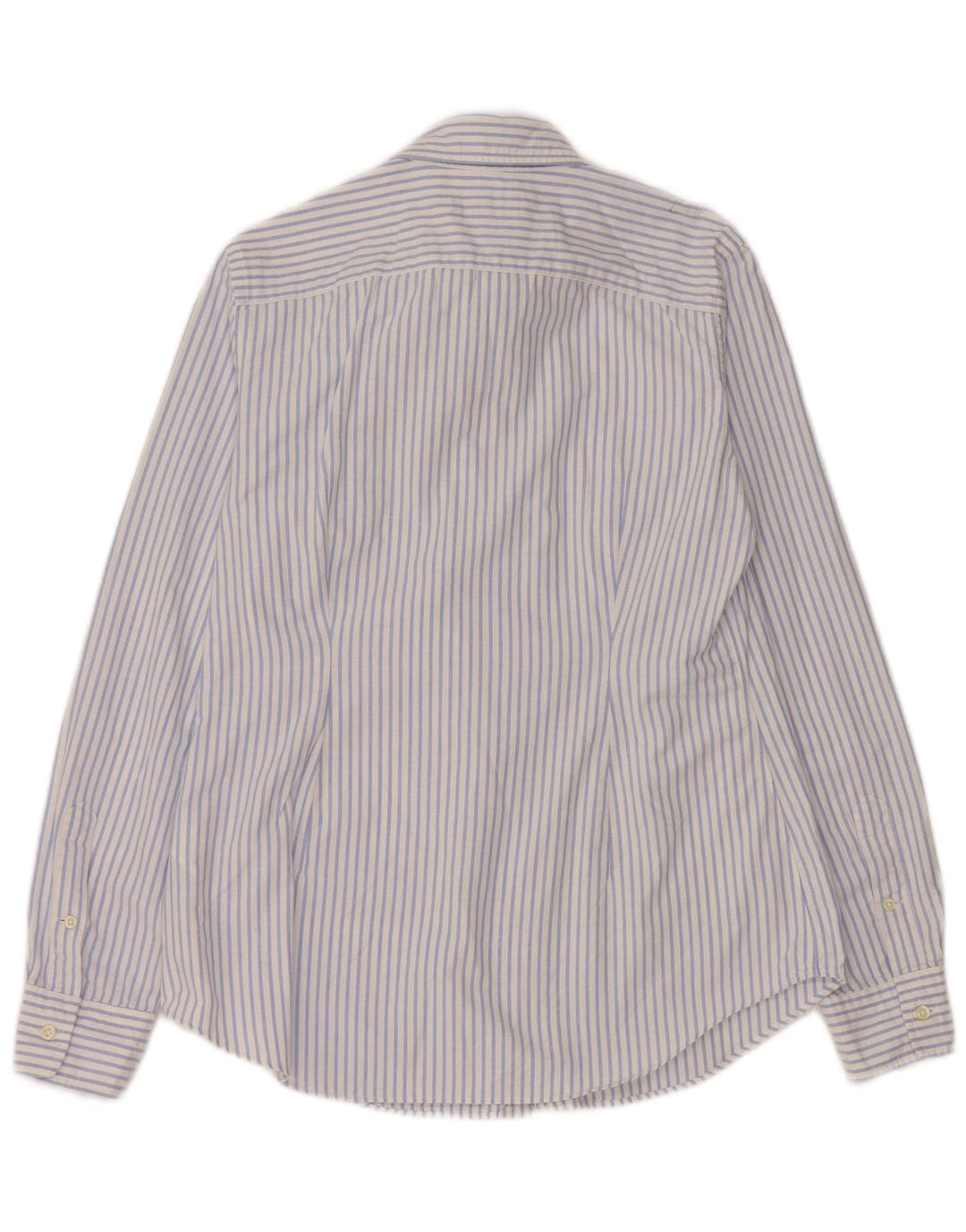 Ralph Lauren Mens Slim Fit Shirt Medium Blue Striped Cotton