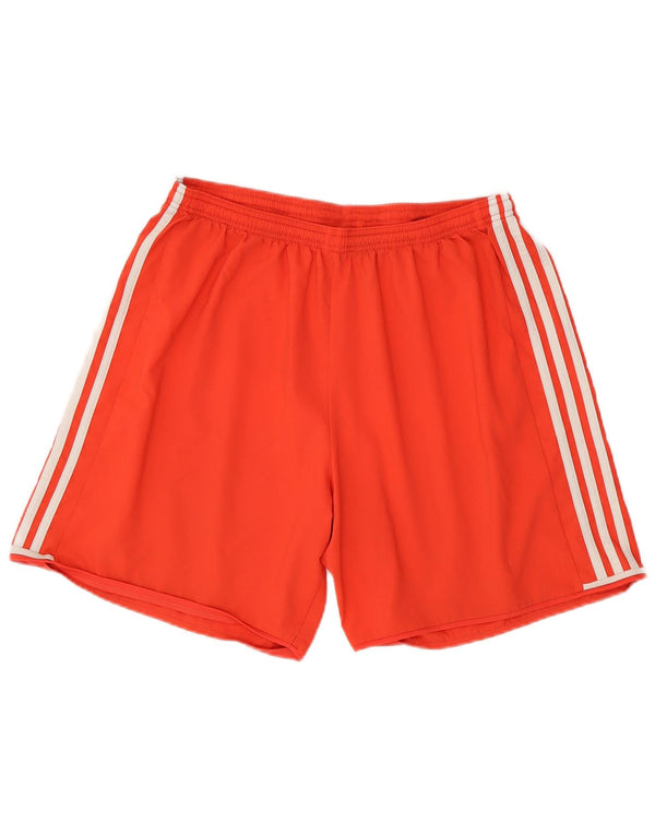 ADIDAS Mens Climalite Sport Shorts XL  Red Polyester