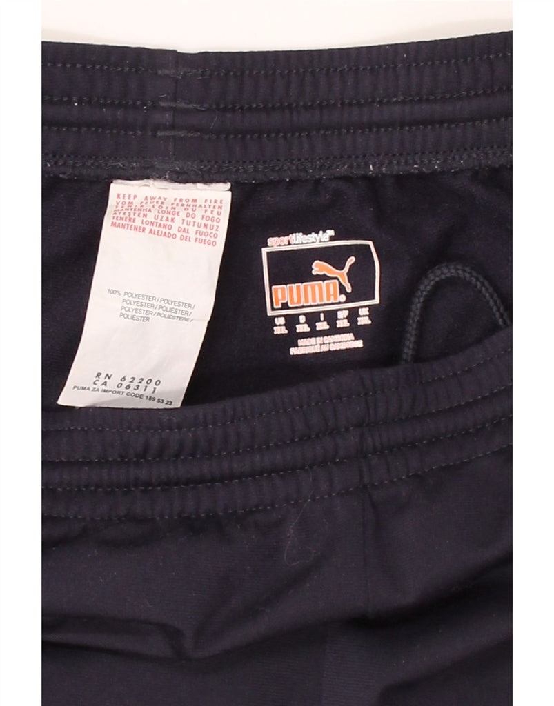 PUMA Mens Tracksuit Trousers Joggers 2XL  Navy Blue Polyester Vintage Puma and Second-Hand Puma from Messina Hembry 