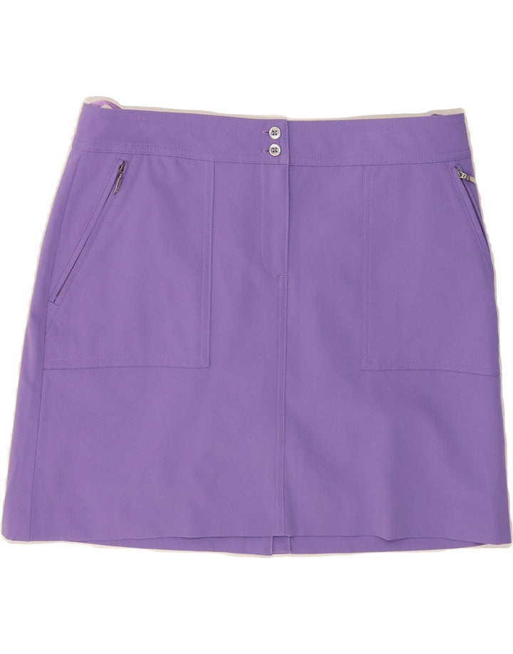IZOD Womens Golf Mini Skirt US 6 Medium W32  Purple Polyester Vintage Izod and Second-Hand Izod from Messina Hembry 