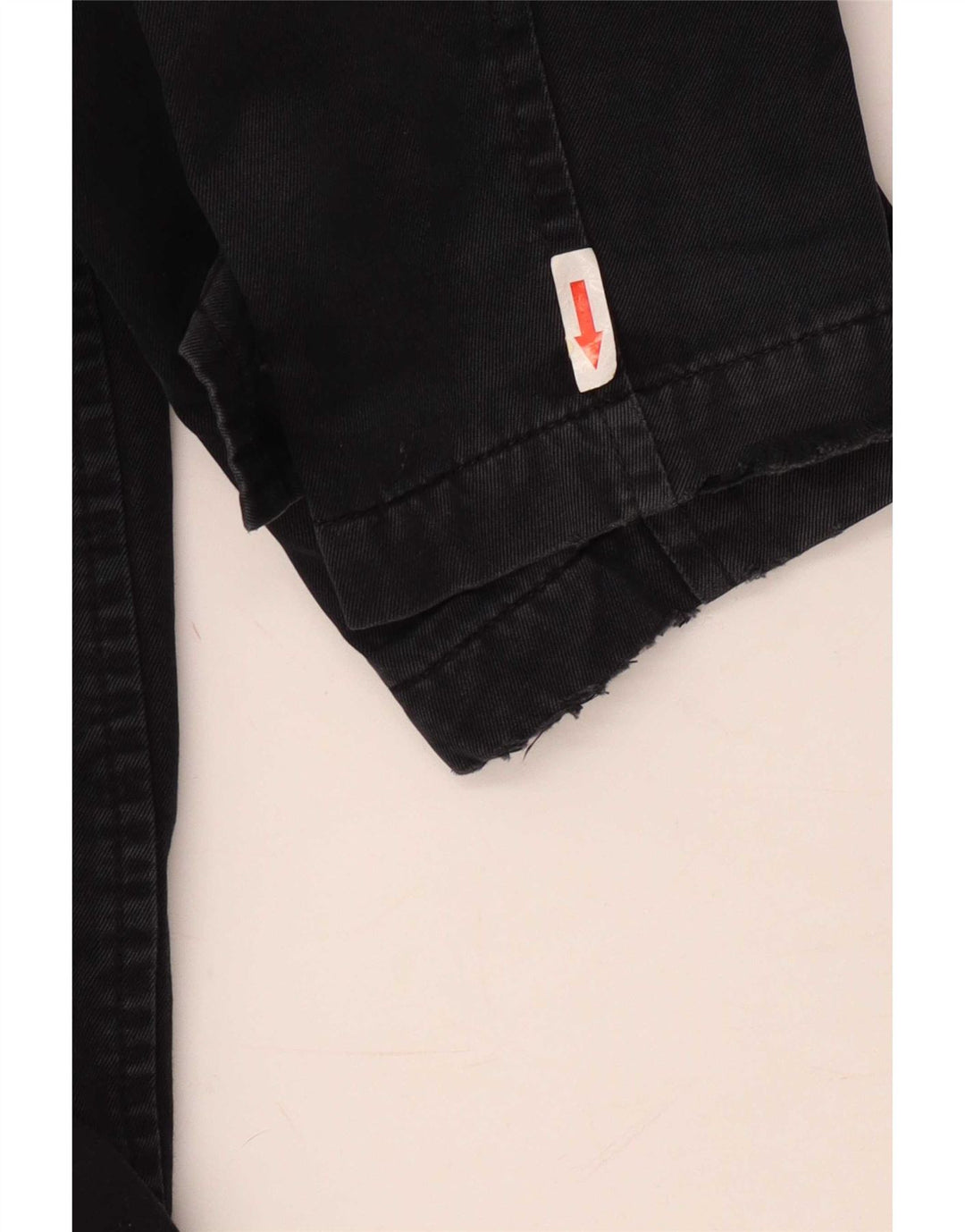 Zara Mens Hooded Duffle Coat UK 36 Small Navy Blue Cotton