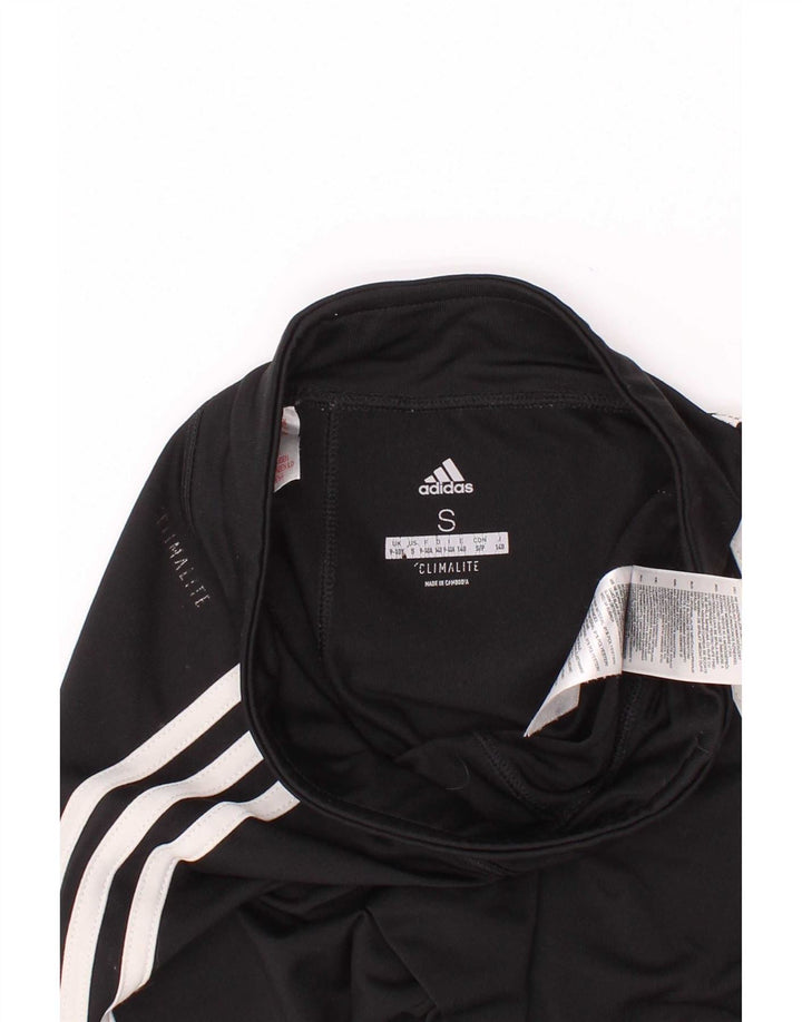 Adidas Girls Climalite Leggings 9-10 Years Small Black Polyester