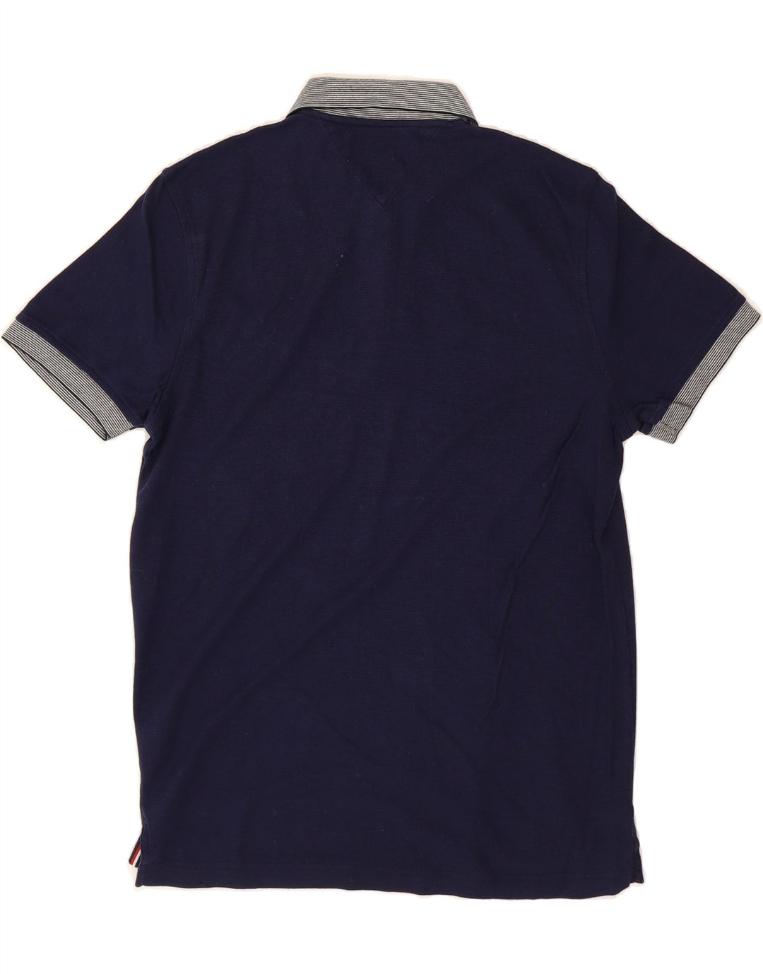 TOMMY HILFIGER Mens Regular Fit Polo Shirt Small Navy Blue Cotton Vintage Tommy Hilfiger and Second-Hand Tommy Hilfiger from Messina Hembry 