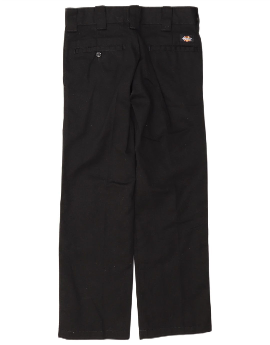 Dickies Womens Slim Straight Chino Trousers W28 L30 Black Polyester