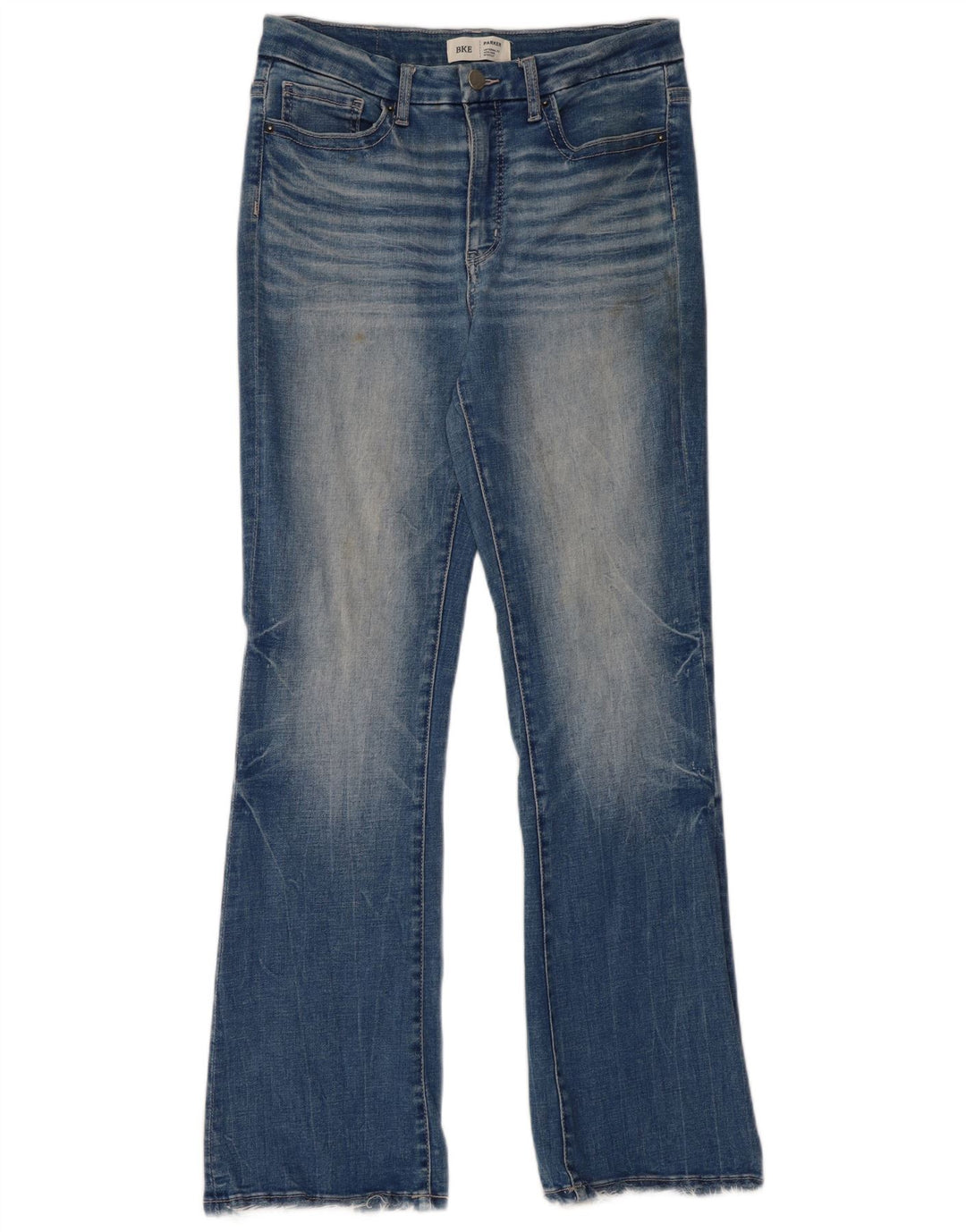 BKE Womens Parker Bootcut Jeans W28 L31 Blue Cotton