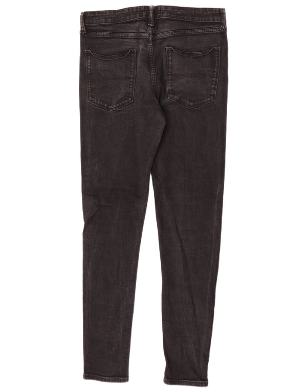 Marks & Spencer Womens Skinny Jeans W34 L33 Black Cotton