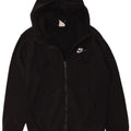 Nike Mens Zip Hoodie Sweater XS Black Cotton