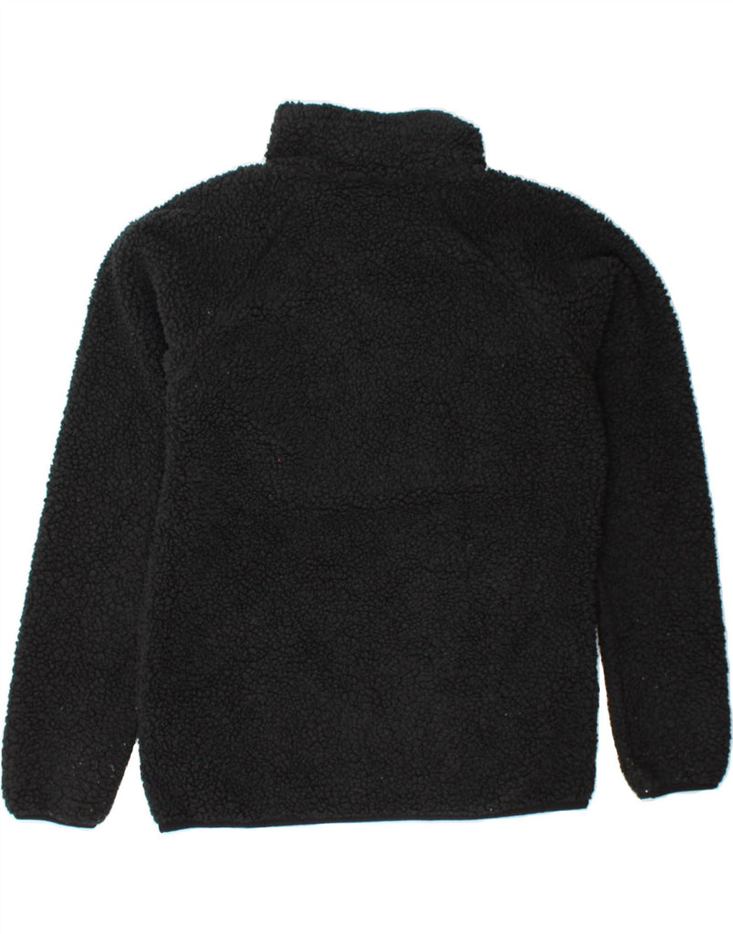 COLUMBIA Mens Fleece Jacket UK 36 Small Black Polyester Vintage Columbia and Second-Hand Columbia from Messina Hembry 