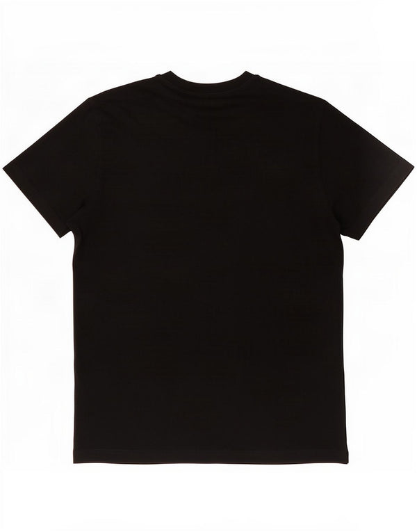 Diesel Mens Graphic T-Shirt Top Medium Black Cotton
