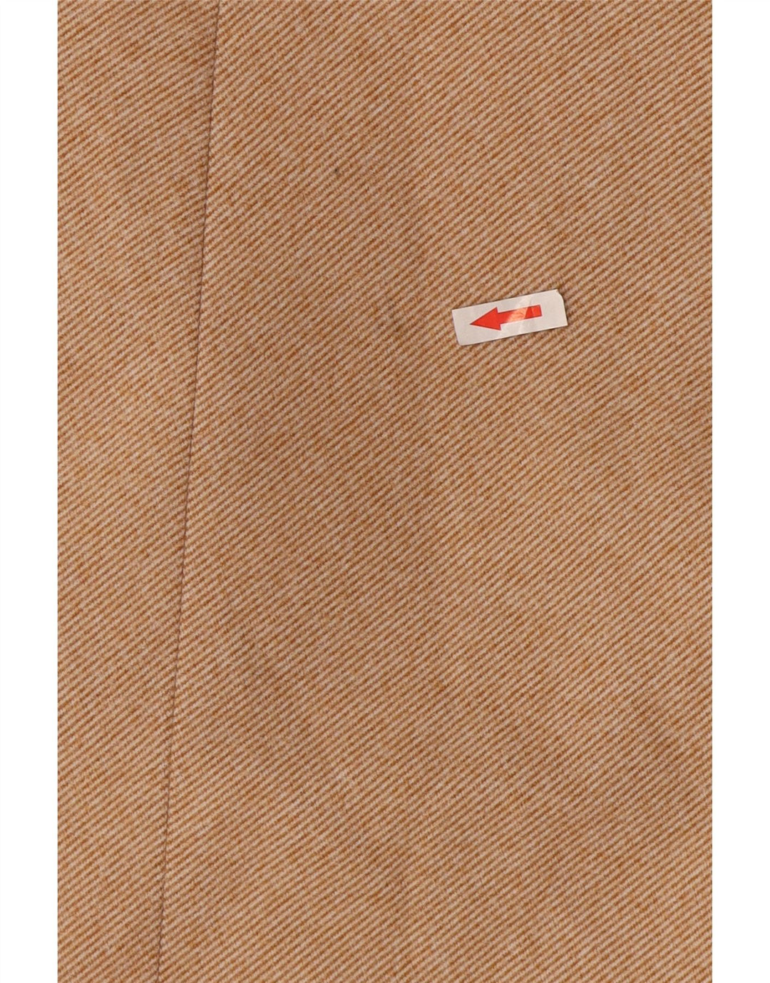 Zara Womens Double Breasted Coat UK 14 Medium Beige Polyester