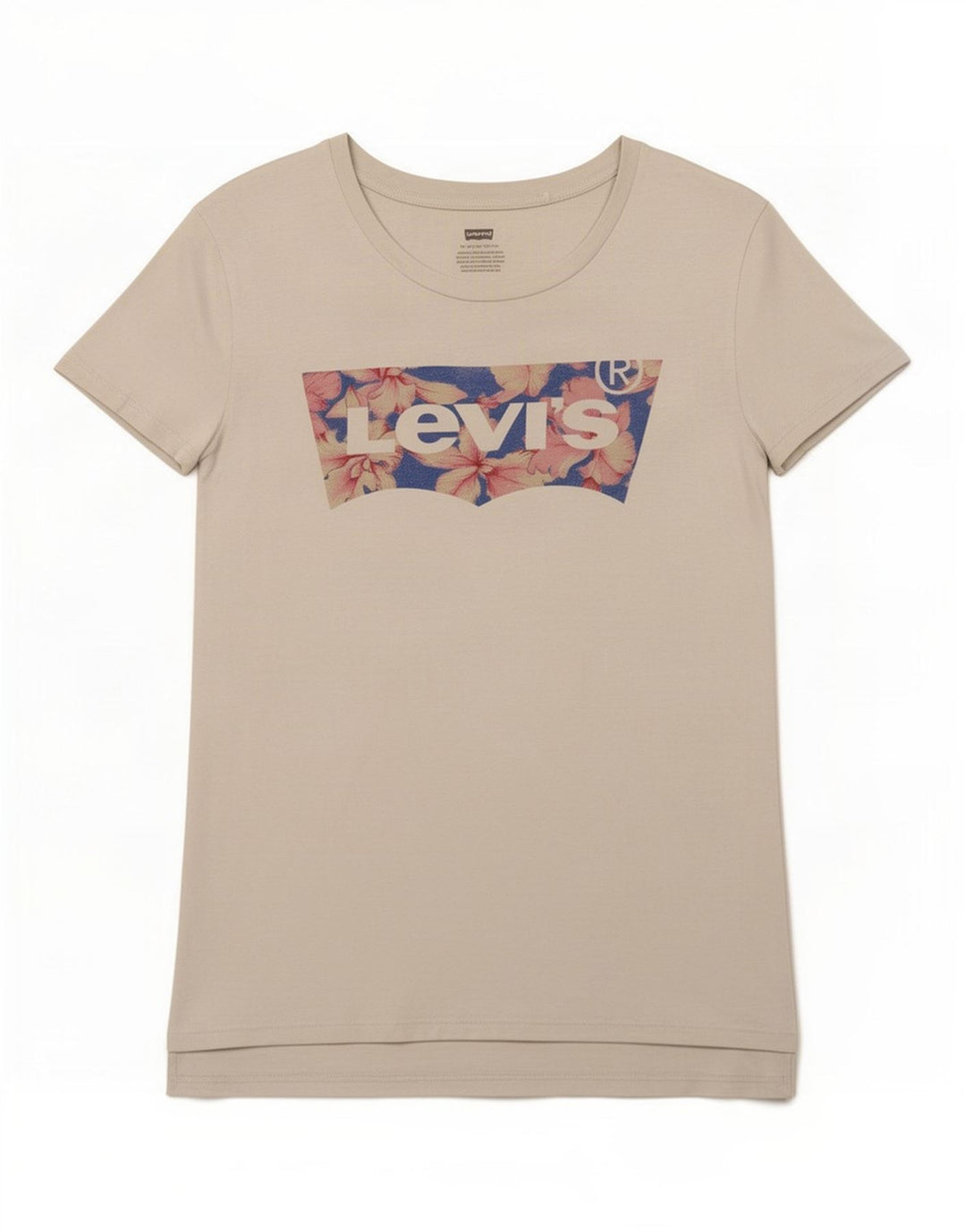 Levi's Womens Graphic T-Shirt Top UK 12 Medium White