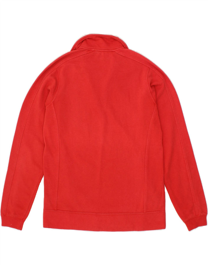 CHAMPION Mens Zip Neck Sweatshirt Jumper Medium Red Cotton Vintage Champion and Second-Hand Champion from Messina Hembry 