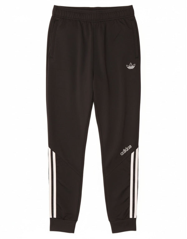 ADIDAS Boys Primegreen Tracksuit Trousers Joggers 13-14 Years  Black