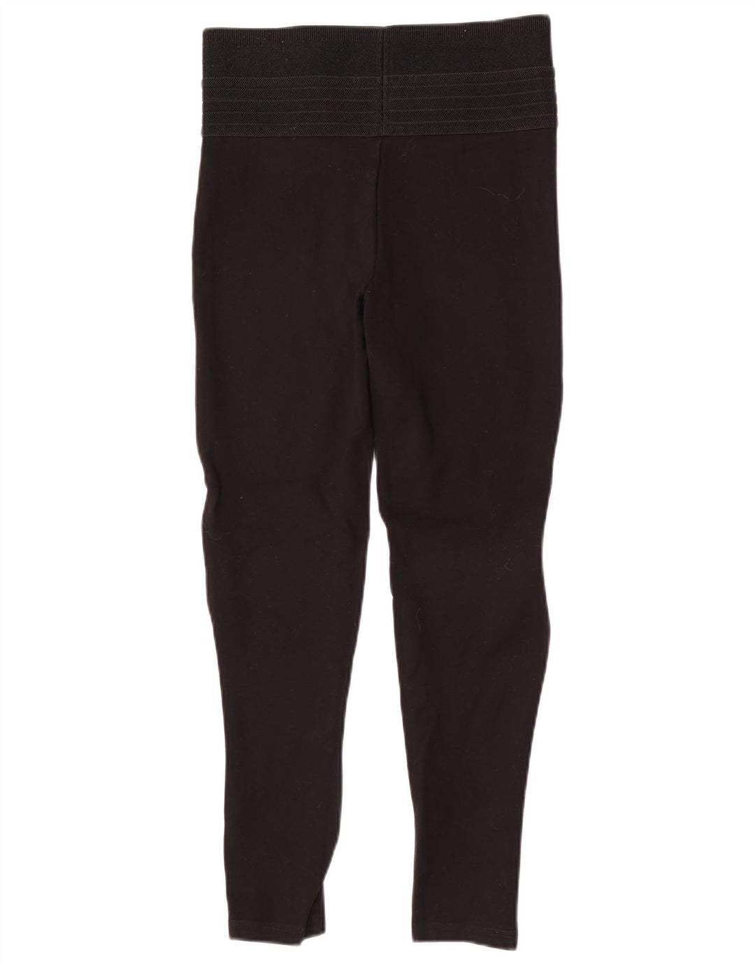 Zara Womens High Waist Leggings Medium Black Polyamide
