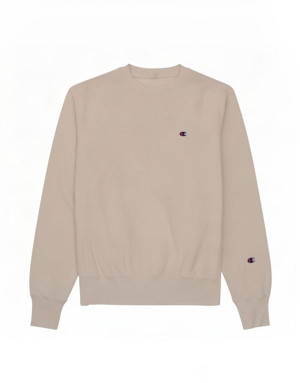 Champion Mens Sweatshirt Jumper Medium White Cotton