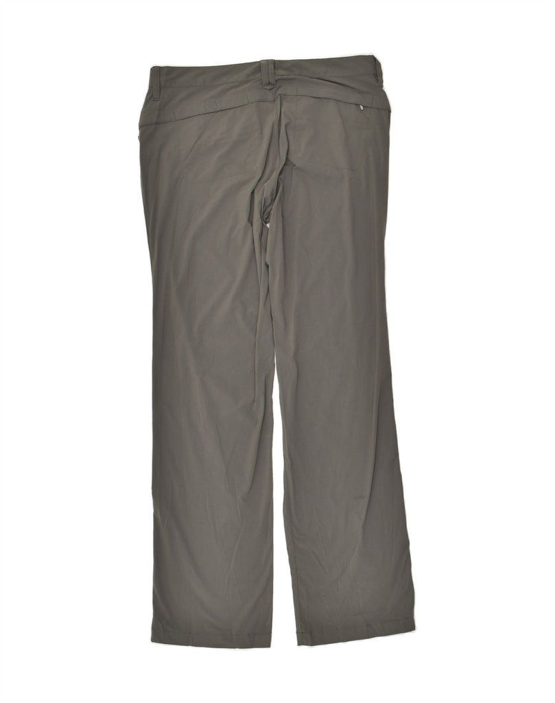 EDDIE BAUER Womens Straight Casual Trousers US 8 Medium W34 L32  Grey Vintage Eddie Bauer and Second-Hand Eddie Bauer from Messina Hembry 