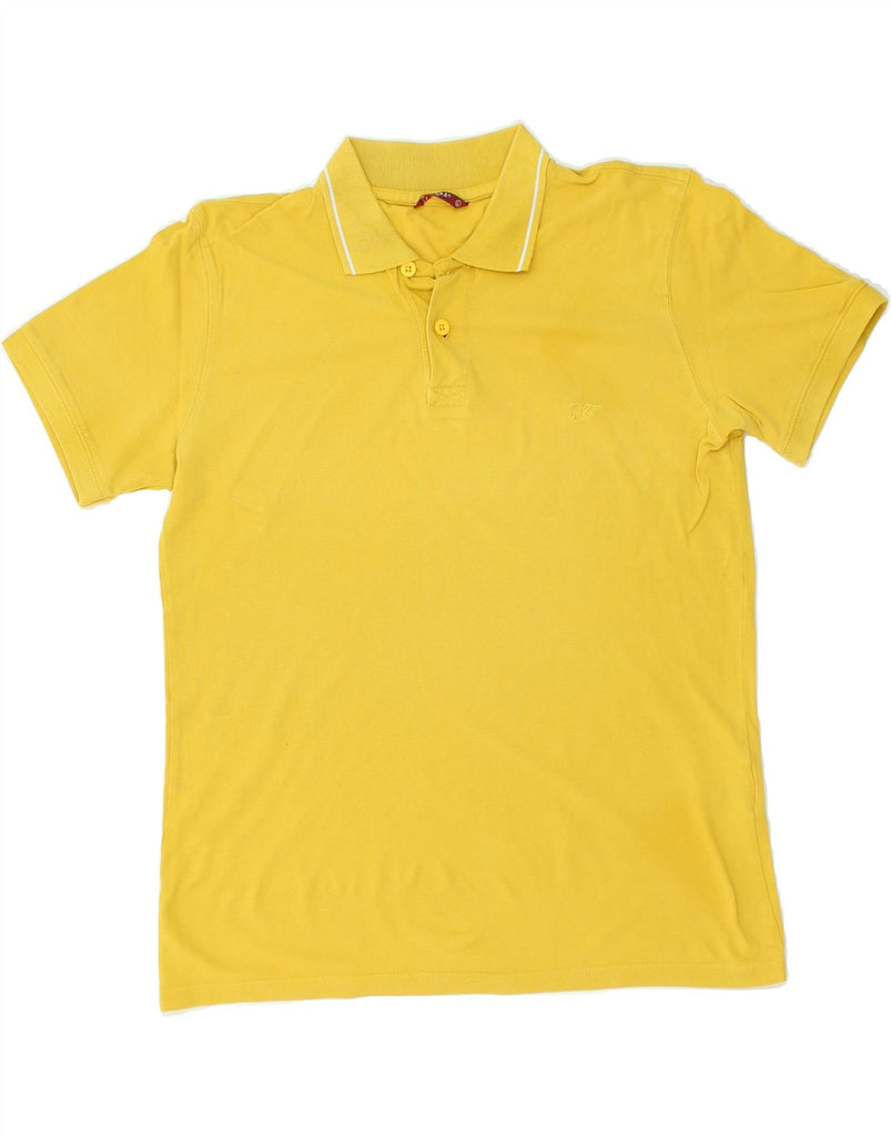 CARRERA Mens Polo Shirt Large Yellow Cotton | Vintage Carrera | Thrift | Second-Hand Carrera | Used Clothing | Messina Hembry 