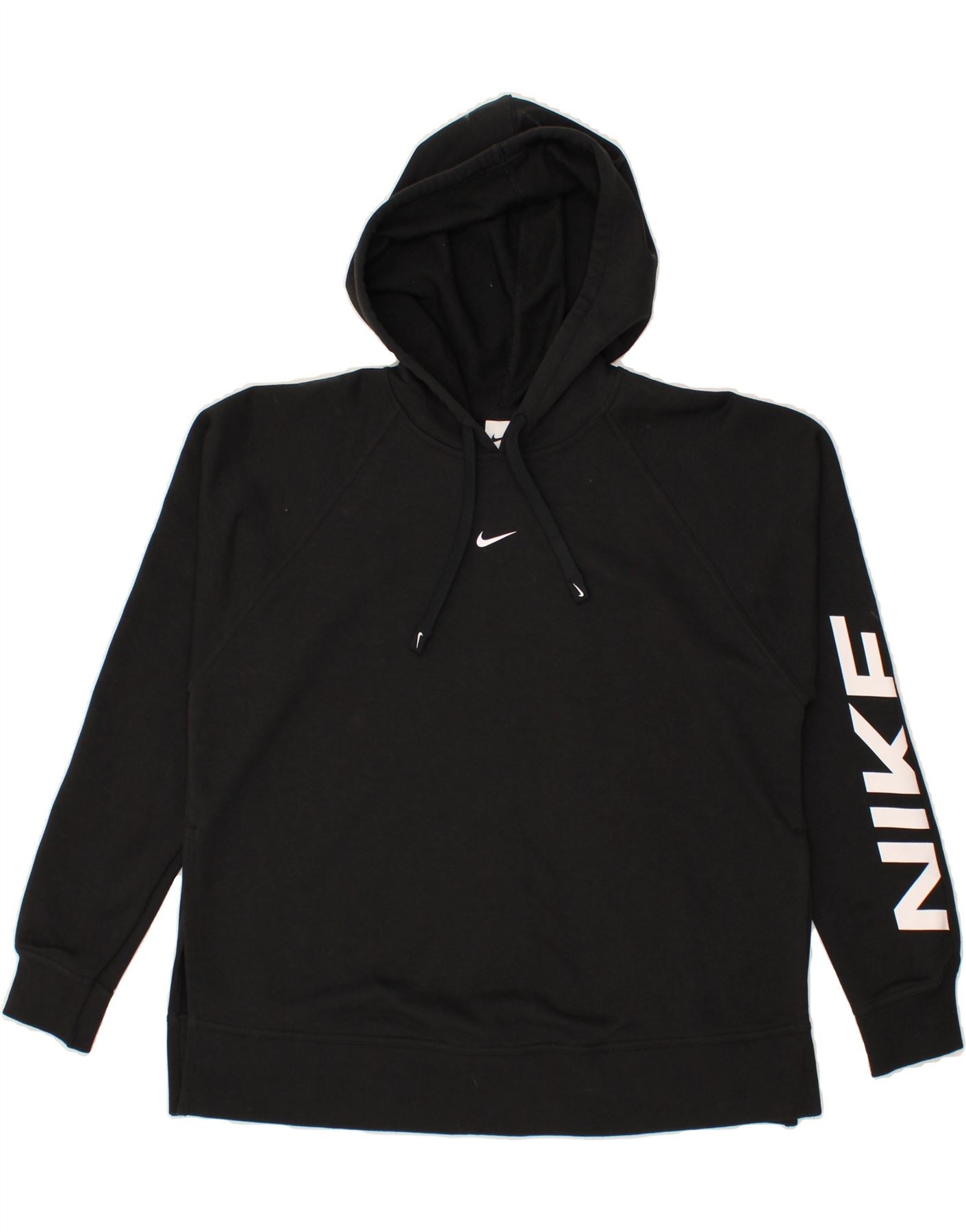 NIKEMensDriFitGraphicHoodieJumperMediumBlackCotton