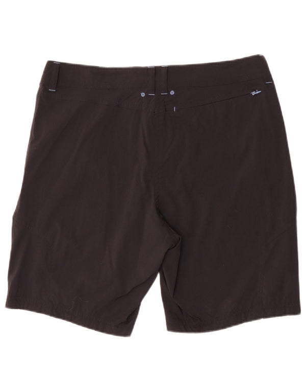 Weird Fish Womens Hiking Shorts UK 10 Small W30 Black
