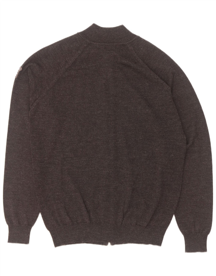 Marina Militare Mens Cardigan Sweater 2XL Grey
