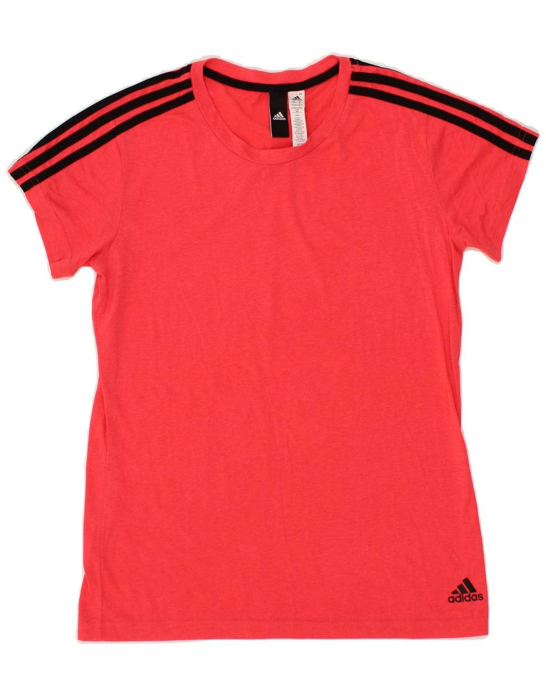 ADIDAS Womens T-Shirt Top UK 12/14 Medium Pink Polyester Vintage Adidas and Second-Hand Adidas from Messina Hembry 