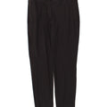 MASSIMO DUTTI Womens Tapered Cropped Trousers W32 L27 Black Vintage Massimo Dutti and Second-Hand Massimo Dutti from Messina Hembry 