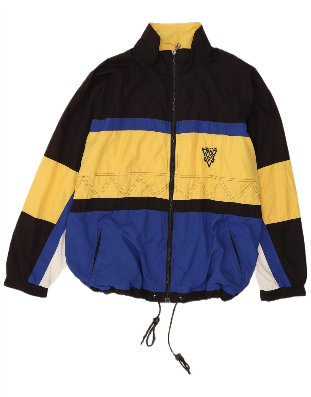 LINEA PRIMERO Mens Tracksuit Top Jacket XL Multicoloured Colourblock