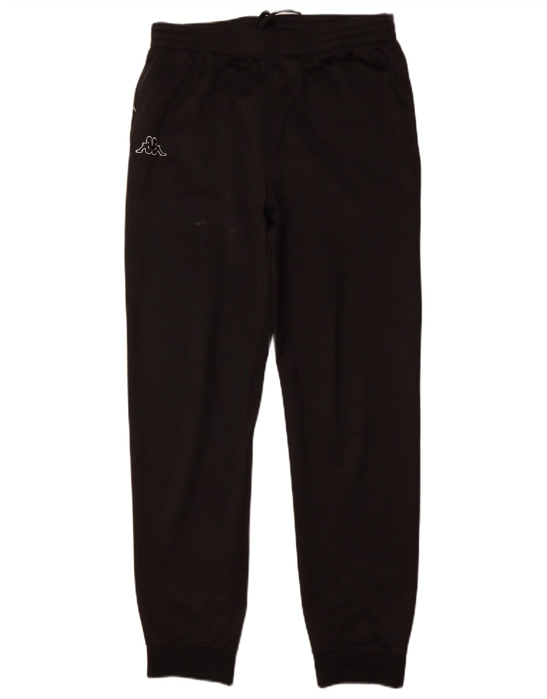 KAPPA Mens Tracksuit Trousers Joggers Small  Black Polyester