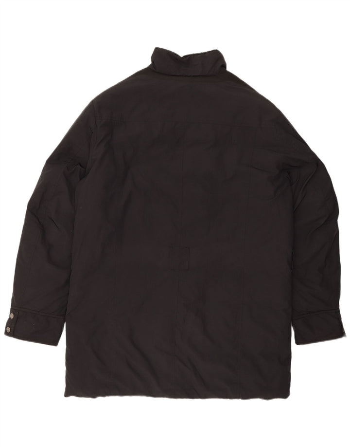 Geox Mens Utility Jacket UK 42 XL Black Polyester