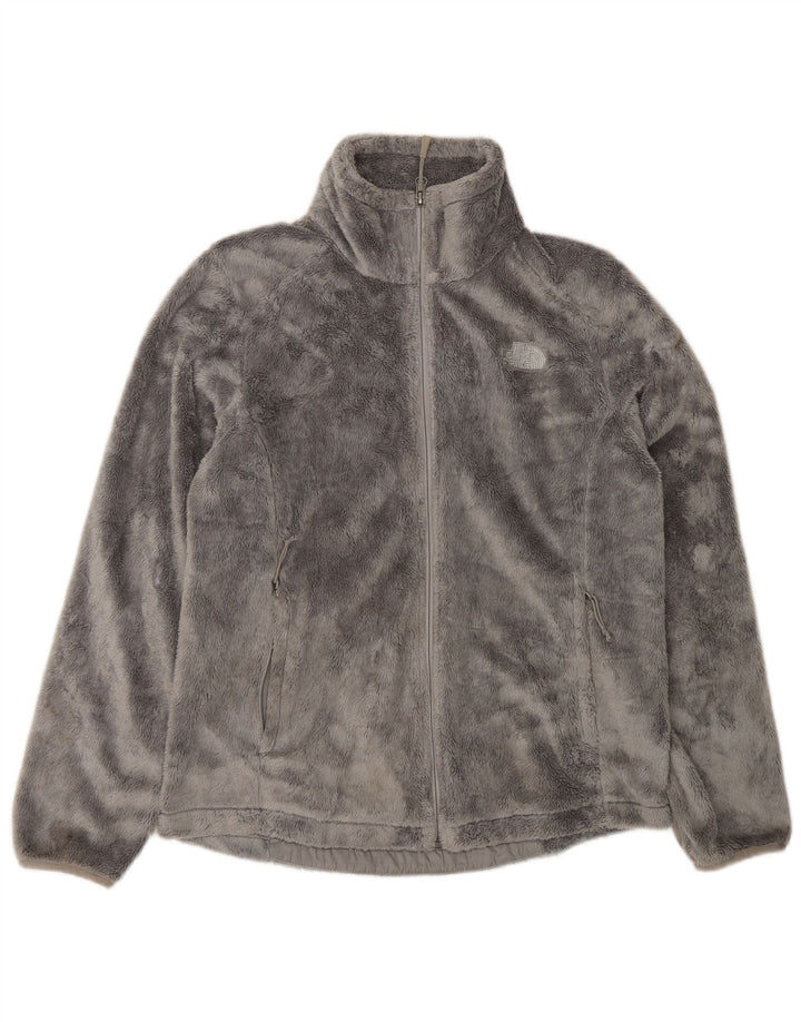The North Face Womens Fleece Jacket UK 14 Medium Grey Polyester