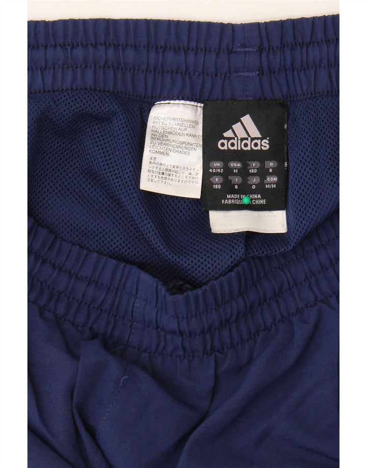 Adidas Mens Tracksuit Trousers Joggers UK 40/42 Medium Navy Blue Polyester