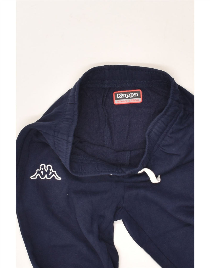 KAPPA Boys Tracksuit Trousers Joggers 7-8 Years Navy Blue | Vintage Kappa | Thrift | Second-Hand Kappa | Used Clothing | Messina Hembry 