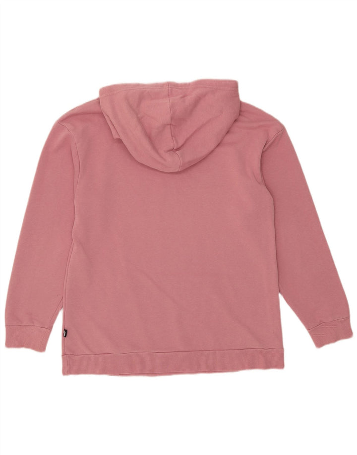 Puma Mens Graphic Hoodie Jumper Medium Pink