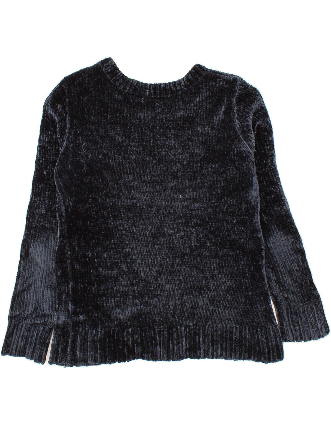 ORVIS Womens Oversized Fleece Jumper UK 10 Small Navy Blue Polyester Vintage Orvis and Second-Hand Orvis from Messina Hembry 