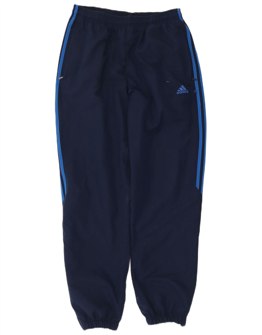Adidas Mens Tracksuit Trousers Joggers Large Navy Blue Polyester