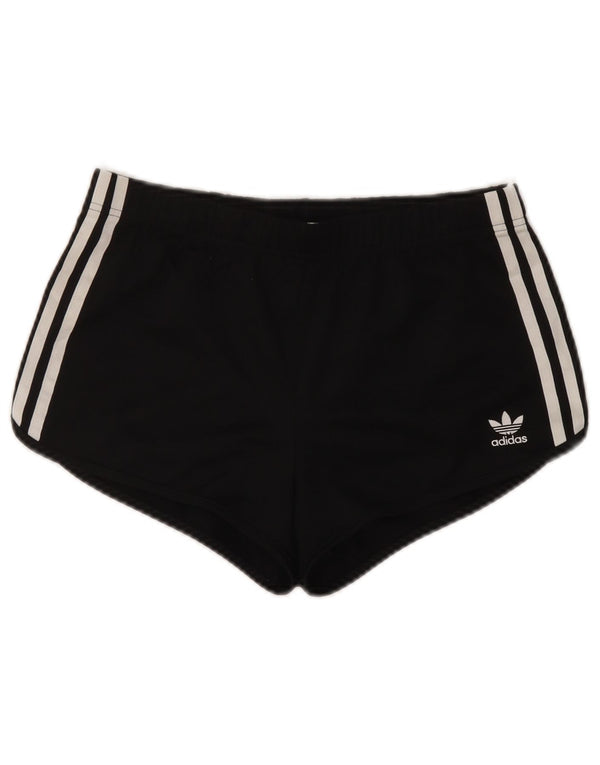 Adidas Womens Sport Shorts UK 8 Small  Black Polyester