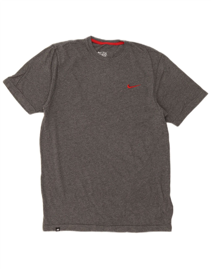 Nike Mens The Athletic Dept. Standard Fit T-Shirt Top Medium Grey Cotton